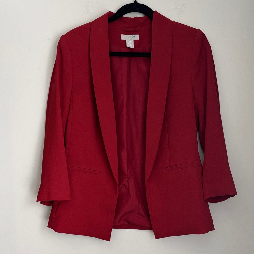H&M Bold Burnt Orange Women's Blazer